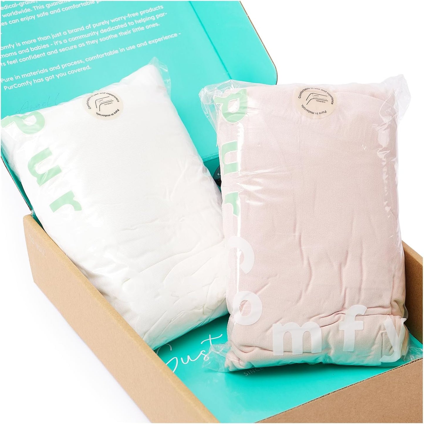 Supersoft Pack and Play Sheets Fitted, Premium Bamboo Viscose Mini Crib Sheets, Pack N Play Mattress Sheets, Graco Playard Baby Sheets Neutral for Boys Girls, 5'' Deep Pocket 2-Pack