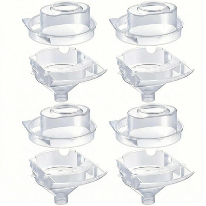 Remerry 1 Set Replacement Funnel Compatible with Baby Brezza Formula Pro Advanced Replacement Parts Funnel and Cover Compatible with Baby Formula Dispenser, Clear, Easy to Use and Clean