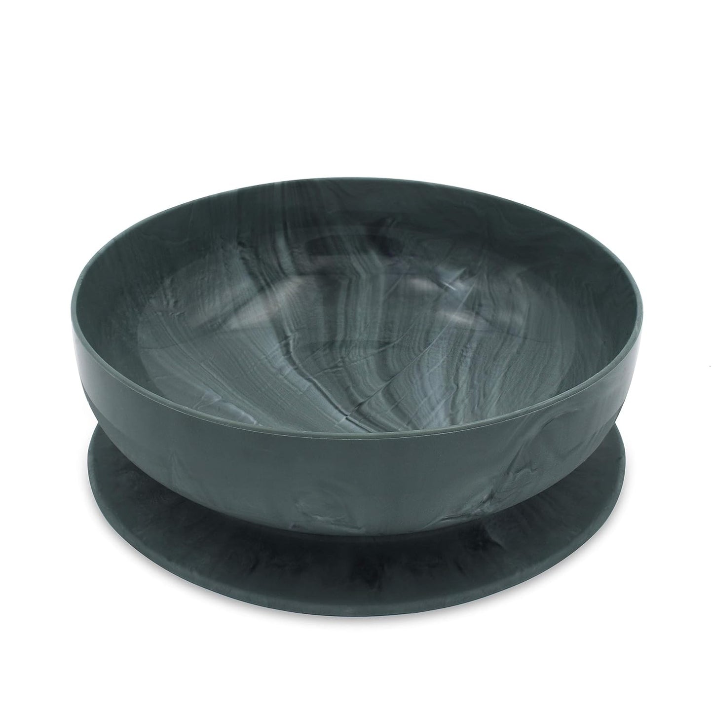 ChooMee Baby Suction Bowl | Powerful Suction Grip with Firm Bowl | Platinum Silicone, BPA Free | Large, 1 CT, Aqua