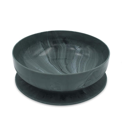 ChooMee Baby Suction Bowl | Powerful Suction Grip with Firm Bowl | Platinum Silicone, BPA Free | Large, 1 CT, Aqua