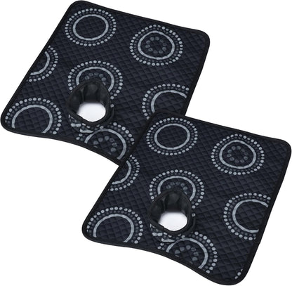 Potty Training Car Seat Protector, Waterproof Car Seat Cover for Toddlers, Piddle Pads for Baby Carseat, Stroller, Non-Slip & Machine Washable (Black, 2PC)