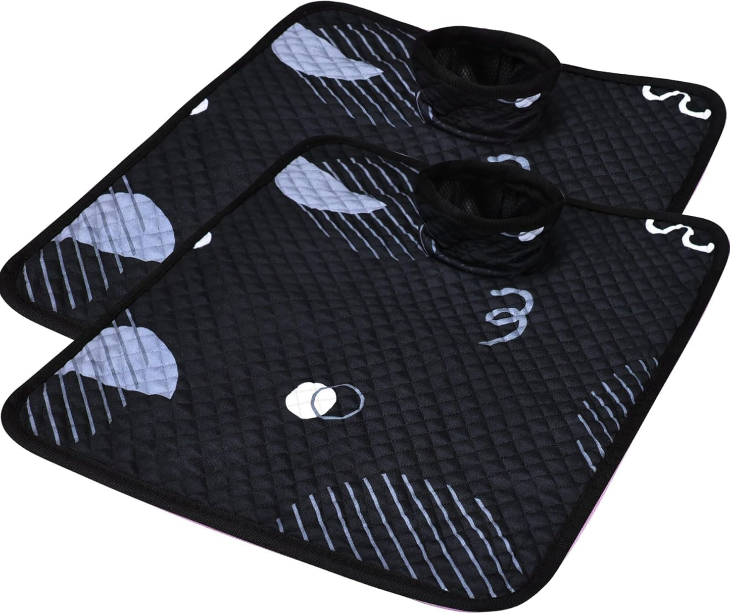 Car Seat Protector for Potty Training, 2 Pack Waterproof CarSeat Liner Toilet Training for Baby Infant Toddler, Dry Seat Piddle Pads Cover for Strollers (Gray)