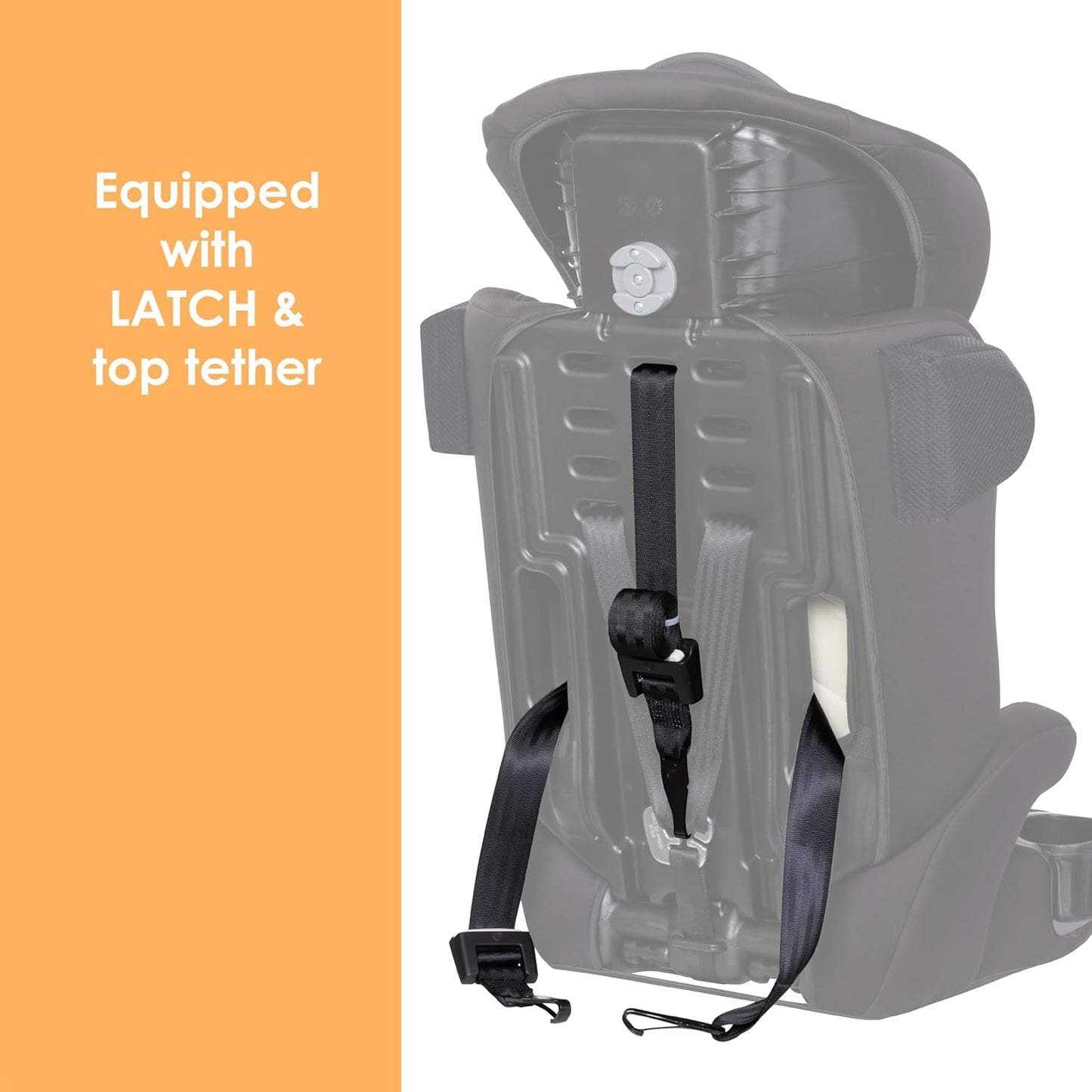 Baby Trend Hybrid SI 3-in-1 Combination Booster Seat, Dash Plum – Side-Impact Protection, 3-Stage Growth Design, Adjustable Headrest, Cushioned Comfort
