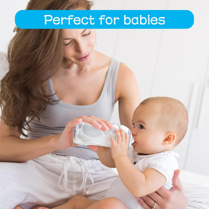 4-Count Silicone Bottle Nipples for Natural Start Anti-Colic Bottles & Advanced Anti-Colic Bottles & Close to Natural Bottless and NUK Simply Natura Bottle, Medium Flow, 3m+