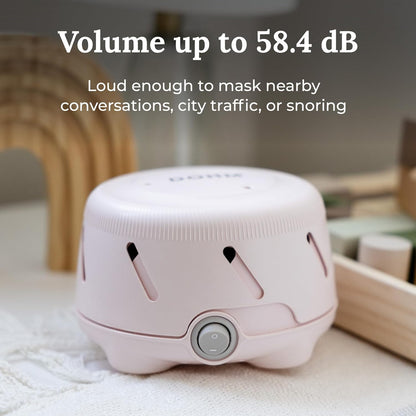 Yogasleep Dohm UNO White Noise Sound Machine (White) With Real Fan Inside for Non-Looping White Noise, For Travel, Office Privacy, Meditation, Sleep Aid For Adults & Baby, Registry Gift