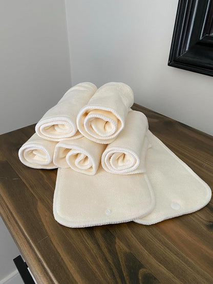 Diaper Liners for Cloth Diapers, 100 Disposable Sheets Per Roll, Made of Soft Material, by Nora's Nursery