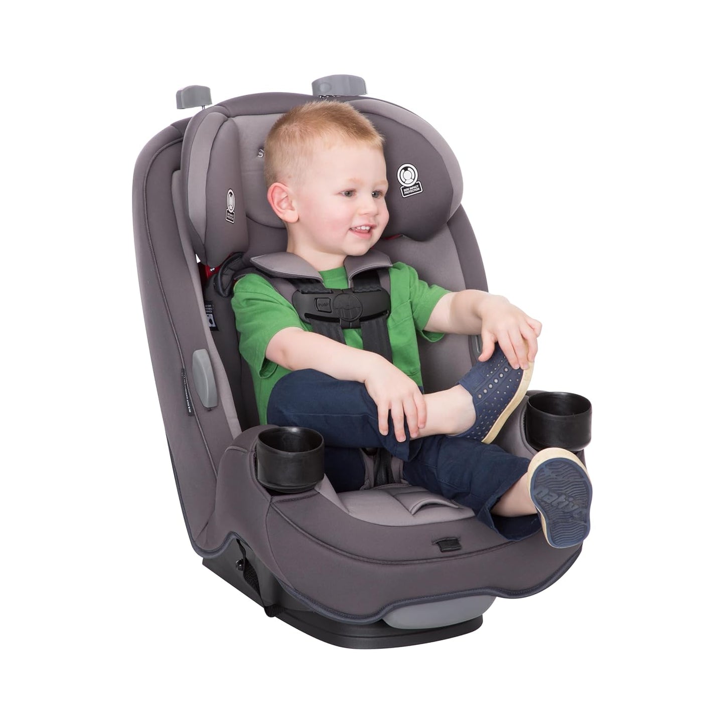 Safety 1st Grow and Go All-in-One Slim Convertible Car Seat, Rear Facing, 5-40 lbs, Forward Facing (30–65 lbs), High Back Booster Seat 40-100 pounds, Alaskan Blue