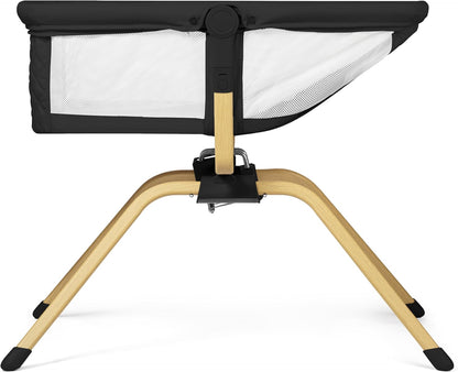 Baby Bassinet with Rocking/Gliding, Portable Bedside Sleeper for Baby with Foam Mattress, Baby Bedside Crib for Newborns and Infants with Carrybag
