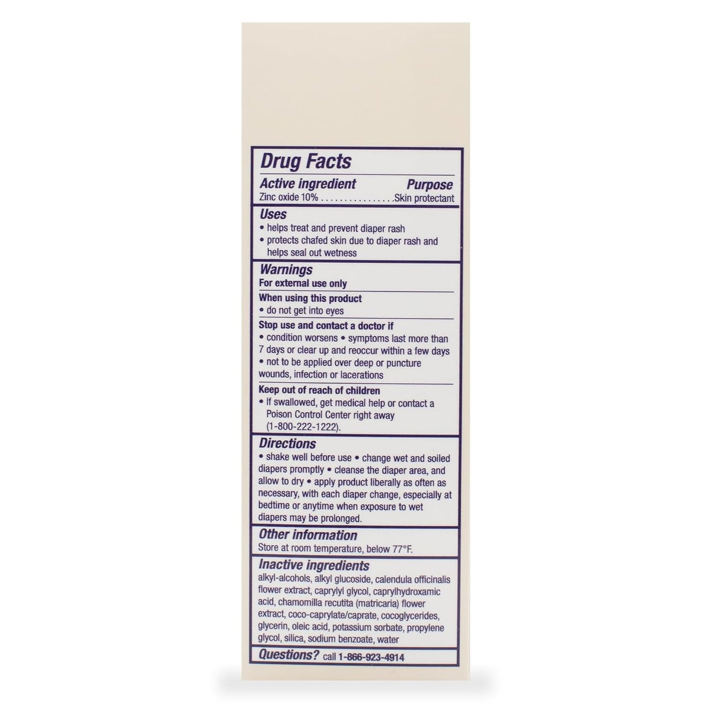 Bébé Bottoms Baby Diaper Rash Cream Spray, No-Rub Touch Free Application for Sensitive Skin 1.7oz (50 ml)