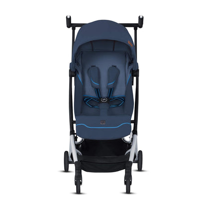 gb Pockit+ All-Terrain, Ultra Compact Lightweight Travel Stroller with Canopy and Reclining Seat in Velvet Black