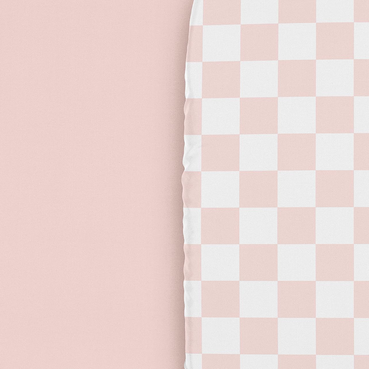 Sweet Jojo Designs 2-Piece Baby Bassinet Sheets Set (Black/White Gingham Checkered Plaid) for Boy/Girl, Infant Newborn Nursery, Oval, Rectangle & Hourglass Mattress (Solid Onyx & Classic Checkerboard)