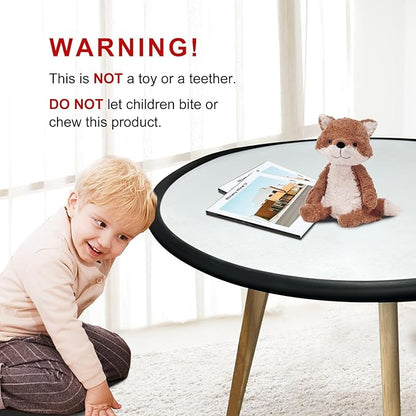 Foam Baby Proof Corners and Edges, Corner Protector Baby(12ft Edge+4corners) Adhesive for Table, Furniture, Cut to Any Size, Easy Install and Remove on Wood Metal Glass