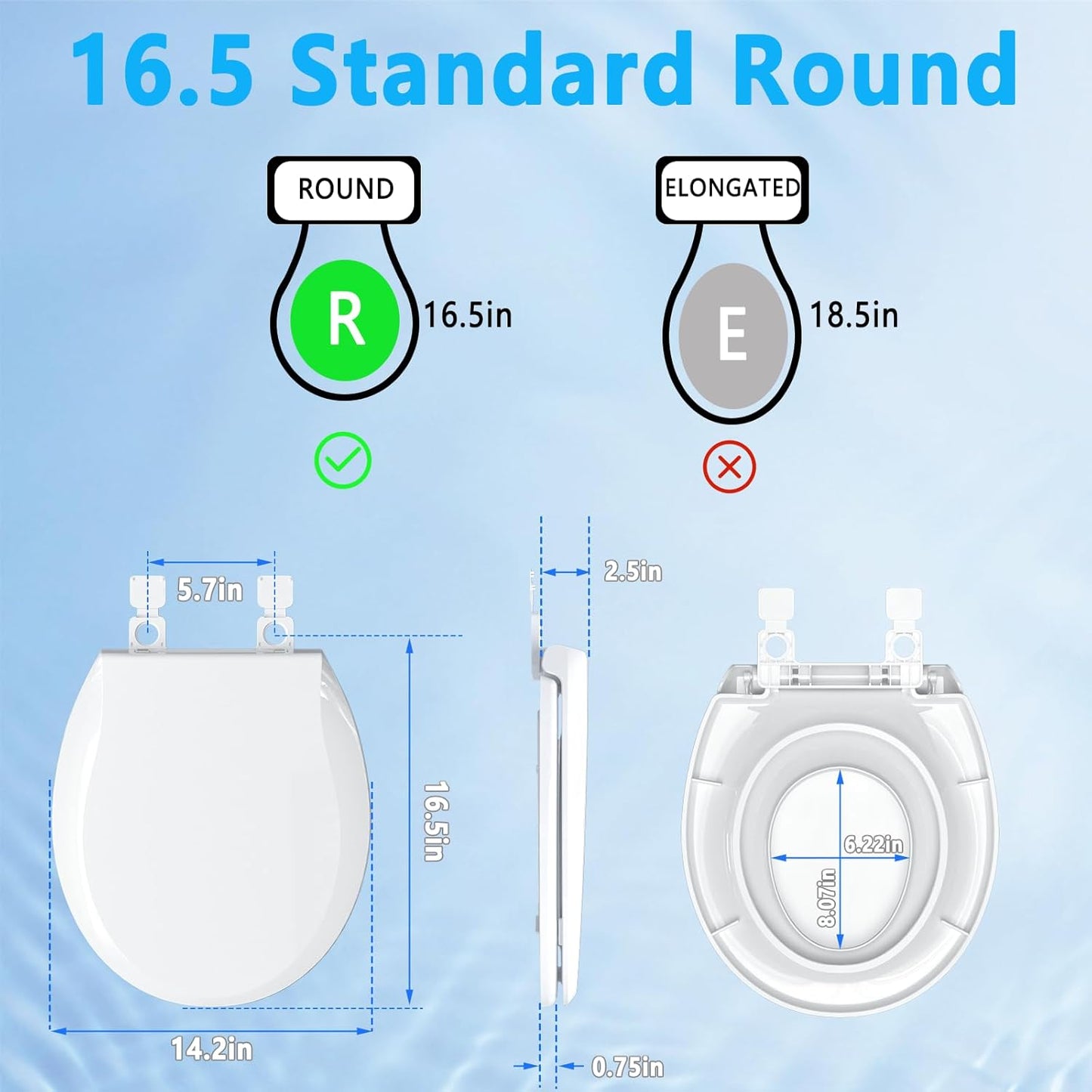 Aünsffer Toddler Toilet Seat with Potty Training Seat Round 16.5inch, 2 in 1 Toilet Seat for Family Built-in Baby Seat Removable, Soft Close + Easy Clean, PP Safe Material, Pink