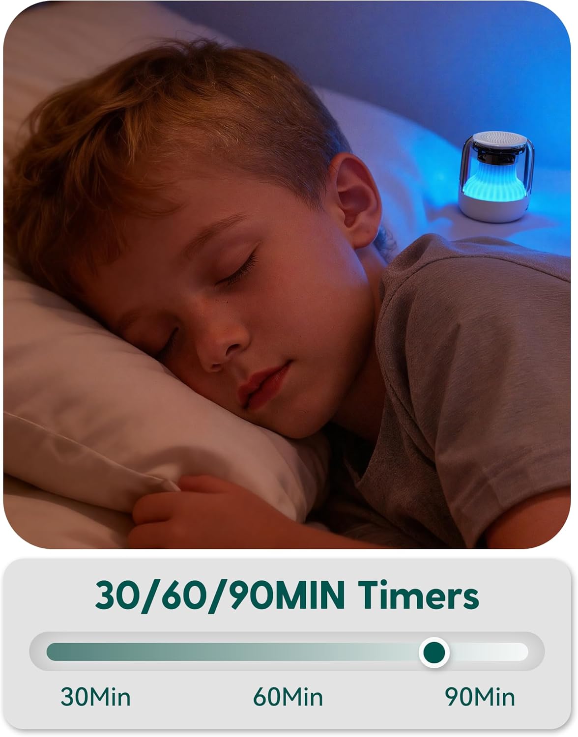 Babelio White Noise Sound Machine (Pocket Mini Pro) | 1000mAh Large Battery, 25 Non-looping Sounds for Adults, Kids & Babies, Timer, Memory Function, Pocket-Sized & Travel Essentials, White