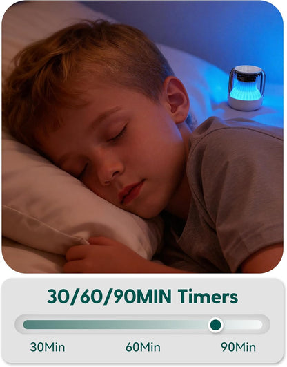 Babelio White Noise Sound Machine (Pocket Mini Pro) | 1000mAh Large Battery, 25 Non-looping Sounds for Adults, Kids & Babies, Timer, Memory Function, Pocket-Sized & Travel Essentials, White
