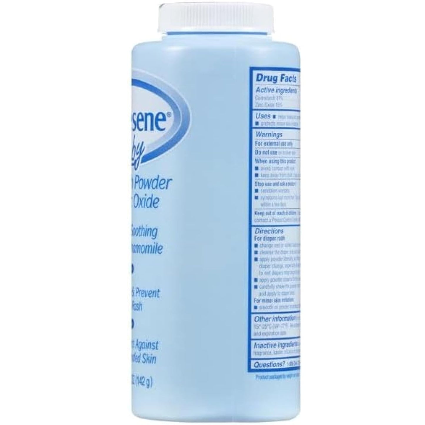 Caldesene Medicated Protecting Body Powder with Zinc Oxide and Cornstarch, Talc-Free Baby Powder Soothes & Protects, 5 Oz.