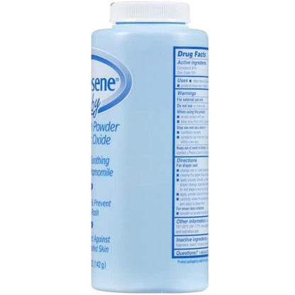 Caldesene Medicated Protecting Body Powder with Zinc Oxide and Cornstarch, Talc-Free Baby Powder Soothes & Protects, 5 Oz.