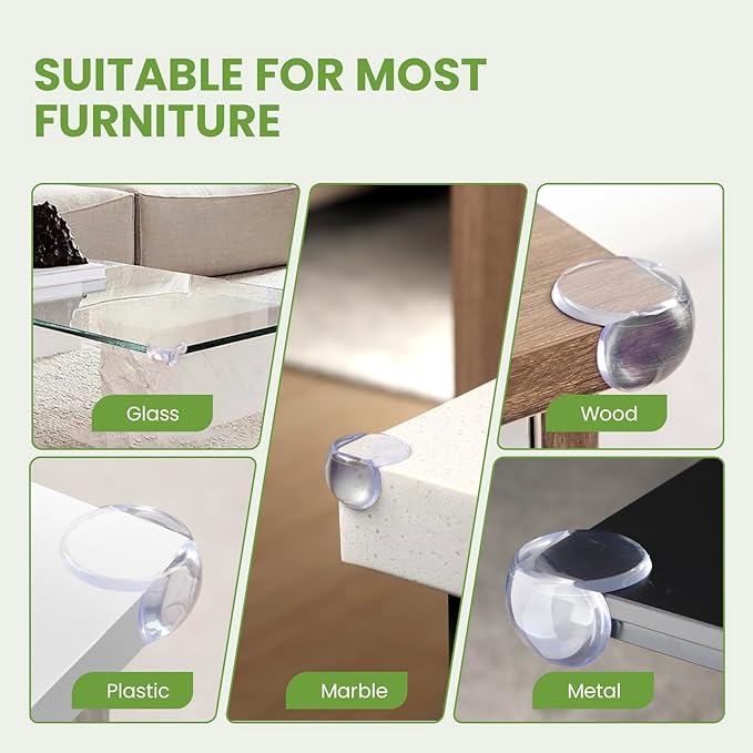 16pack Corner Protector Baby Corner Protectors Clear Furniture Corner Guard Baby Proof Bumper Table Edges Furniture Sharp Corners Baby Proofing