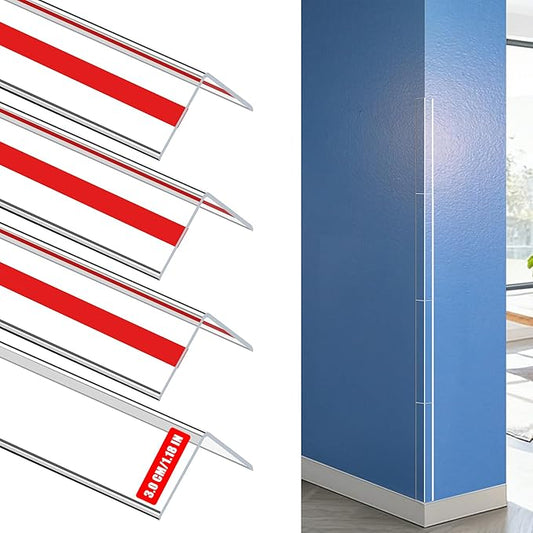 Clear Corner Protectors – Self-Adhesive Baby Proofing Safety Bumpers for Walls, Furniture, Cabinets & Desks – Freely Spliced to Meet Your Needs(4PCS, 3x40.6cm/1.18x16in)