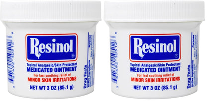 Resinol Medicated Ointment For Itch Relief And Protection Of Skin Rashes and Irritations, 3 Ounce Jar (Pack of 1)