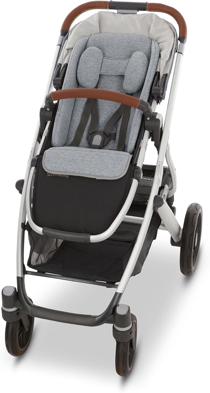 UNIQUIFY Insert Liner Seat Compatible with Uppababy Vista, Vista V2, Cruz, Cruz V2, RUMBLESEAT V2 and RUMBLESEAT V2+ (Grey)