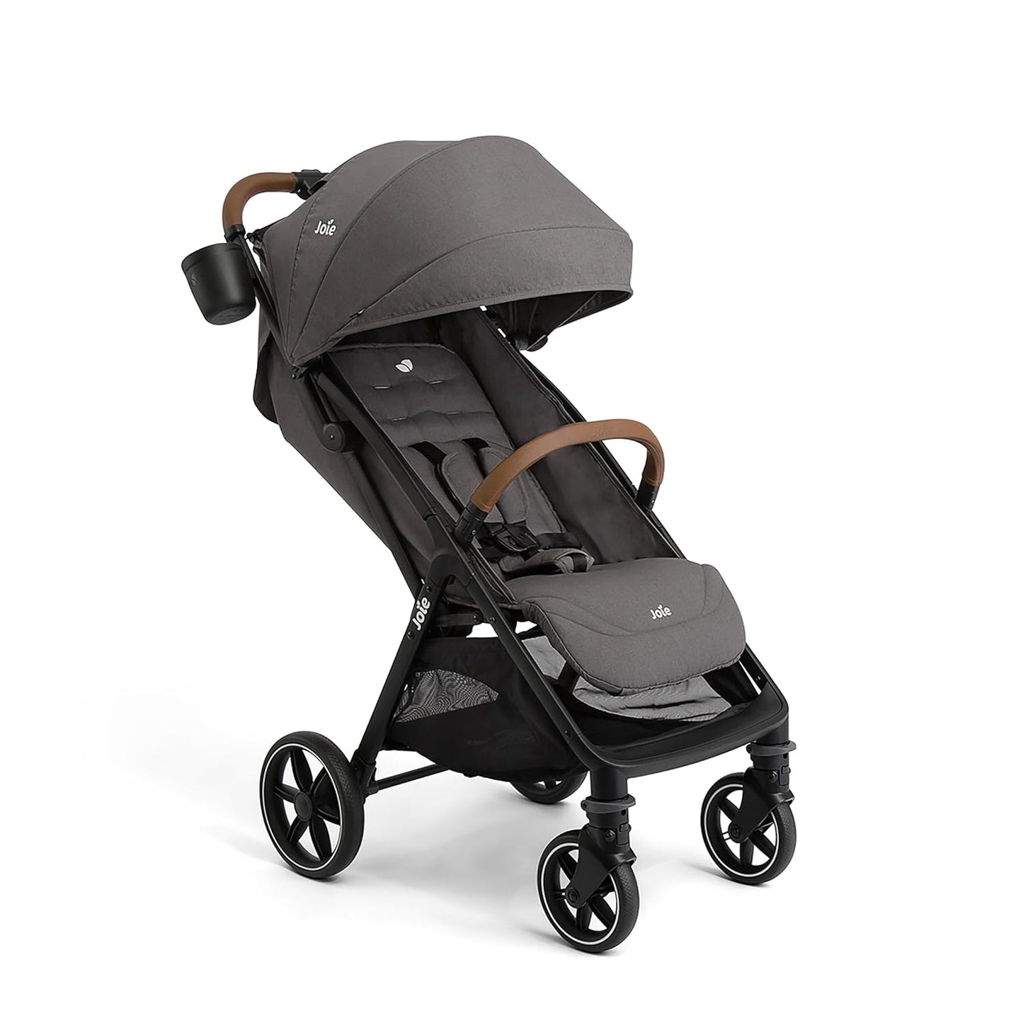 Joie Nutmeg Compact Stroller – Lightweight and Compact Stroller with One-Hand Fold (Evergreen)