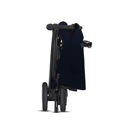 gb Pockit+ All-Terrain, Ultra Compact Lightweight Travel Stroller with Canopy and Reclining Seat in Velvet Black