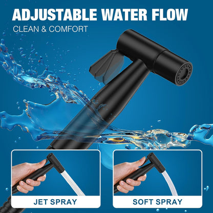 Bidet Sprayer, Toilet Sprayer, Bidet Sprayer for Toilet, Jet Spray for Toilet, Muslim Shower, Ducha para Toilet, Handheld Bidet Sprayer for Toilet (Stain Gold)