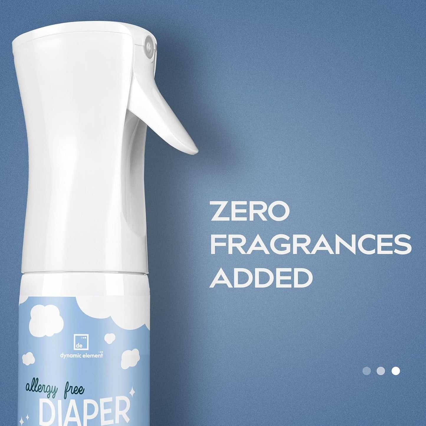 Diaper Pail Odor Eliminator Spray – Unscented Mineral-Based Spray for Odors in Diaper Pails and Baby Changing Areas – 9 Fl Oz