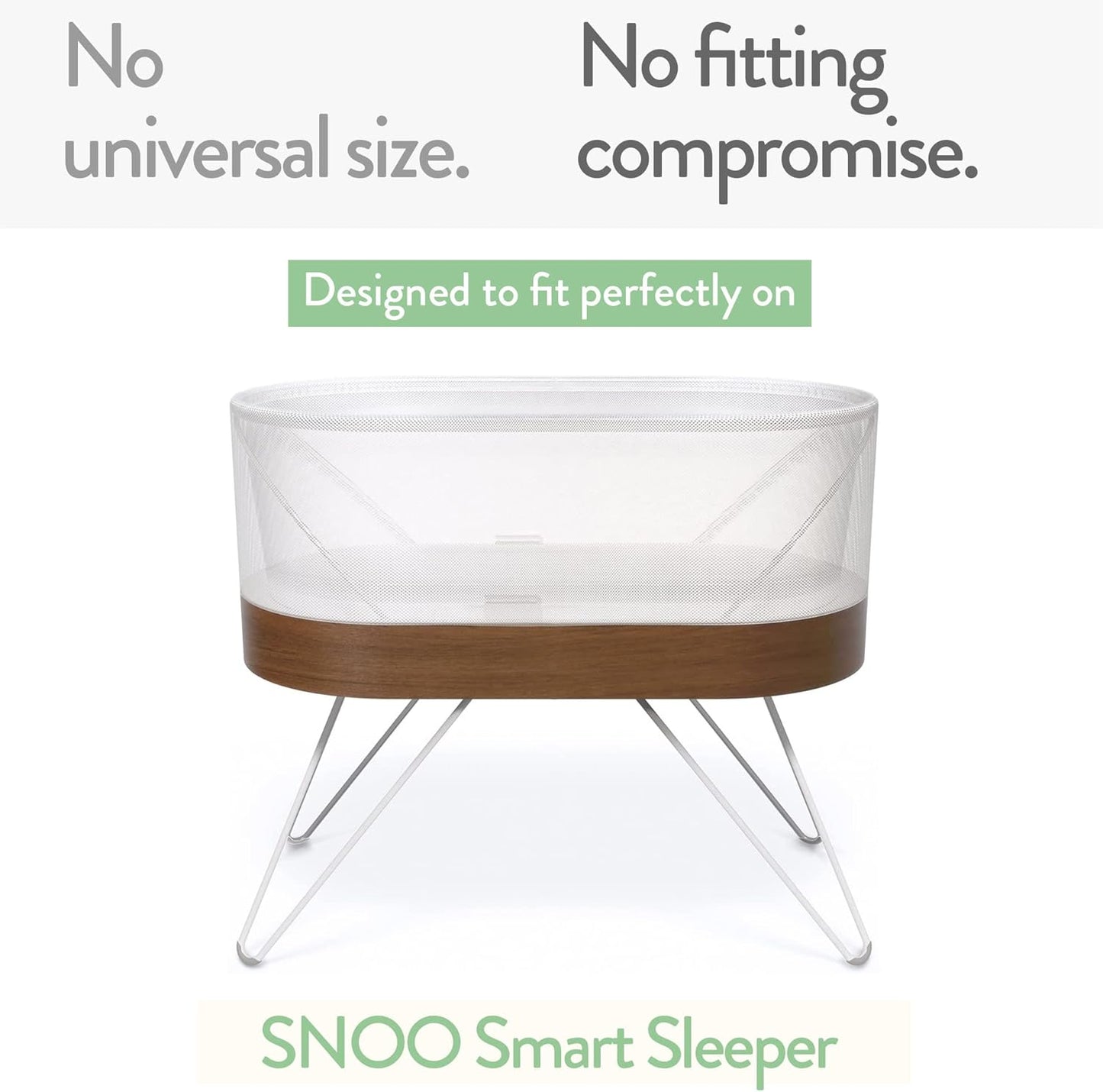 Joey + Joan Waterproof Bassinet Mattress Pad Cover 19" x 32" for Cowiewie Bedside Sleeper Bassinet Sheets – Made from Ultra Soft Bamboo Viscose Terry – 2 Pack