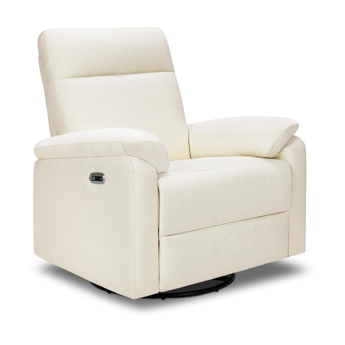 Davinci Suzy Glider Recliner Nursery Chair - Glider Rocking Chair for Nursery and Living Room - GREENGUARD Gold, FSC & Certi-PUR US Certified - 360° Swivel Rocker Recliner Chair (Cozy Cream Boucle)
