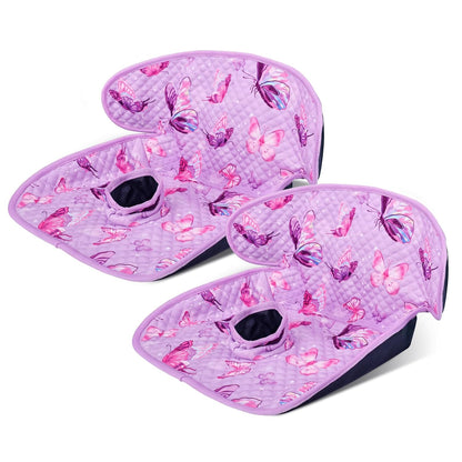 Babenest Car Seat Potty Protector Cover -Waterproof Carseat Training Liner for Baby &Toddler Shower Gift, Dry Piddle Pee Pad with Fun Designs for Strollers & Infant Car Seats (2pcs Pink)