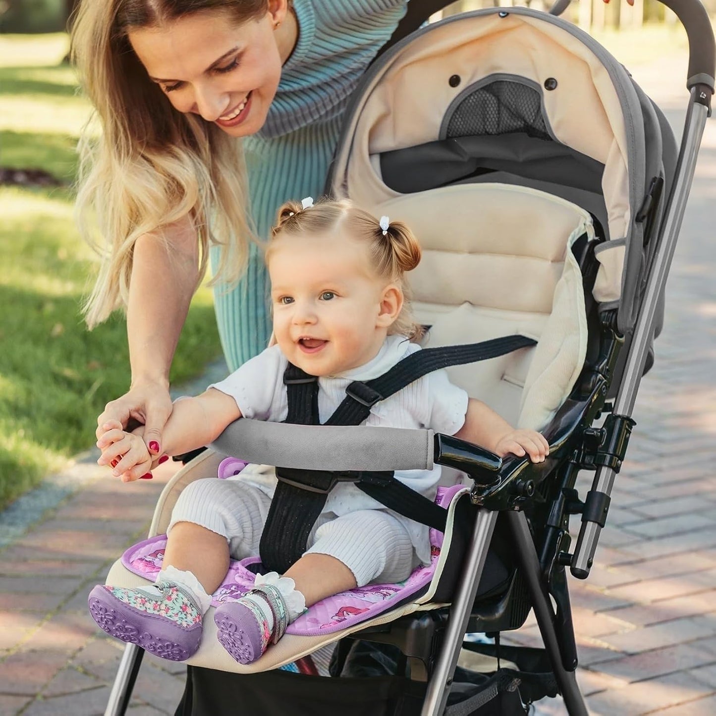 INFANZIA Dry Seat, Car Seat Protector Waterproof Carseat Liner Potty Training Toddlers, Baby and Infants, Piddle Pad for Carseats Strollers (Grey, 1 Pack