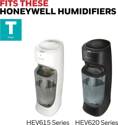 Honeywell Replacement Wicking Filter T, 3 pack, white, 3 Count