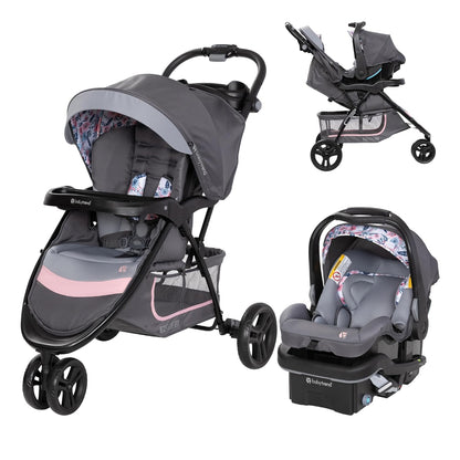 Baby Trend Stroller and EZ-Lift Infant Car Seat, EZ Ride Travel System, Dash Grey