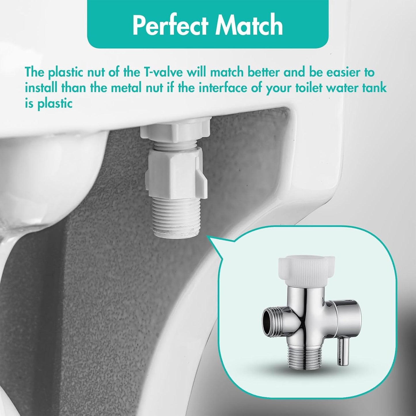 BARROCK Handheld Bidet Sprayer for Toilet, Stainless Steel Metal Made Baby Cloth Diaper Spraying Kit, Bathroom Toilet Bidet Attachment Set for Bathing Pets and Feminine Hygiene, Matte Black
