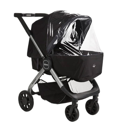 Diono Quantum Lux Stroller Rain Cover, Premium Waterproof Protection, Shield Against Wind and Rain, Clear Cover, Ventilated Storage Bag, Easy Attach