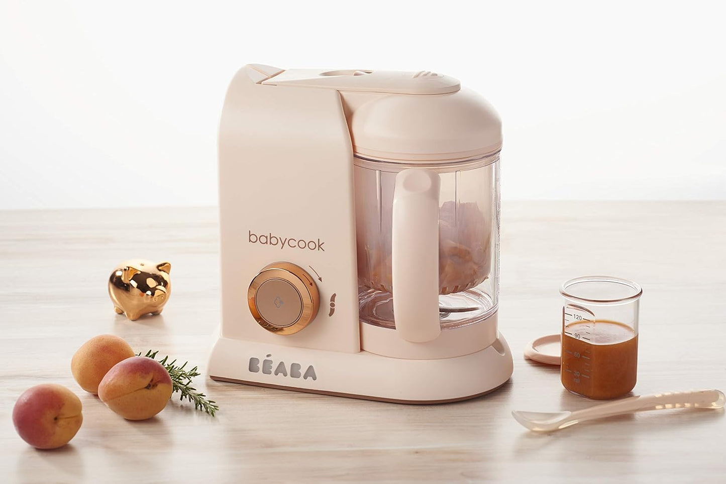 BEABA Babycook Solo Rose Gold, BEABA Babycook Book, 80 Recipes for Baby, Toddler, and The Rest of The Family