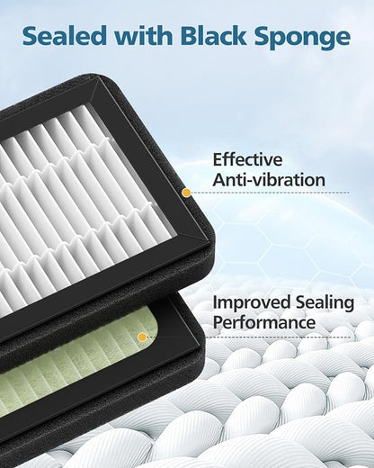 Dryer Advanced HEPA Filter Replacement for Baby Brezza Baby Bottle Washer, Sterilizer and Dryer Advanced Air Filter Parts(Not for Pro), 5 Pack