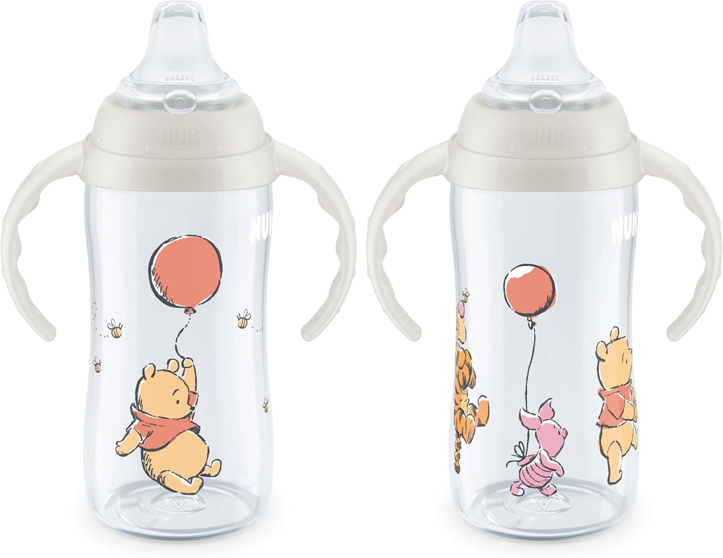 NUK Mickey Mouse Large Learner Cup 10oz 2pk – BPA Free, Spill Proof Sippy Cup