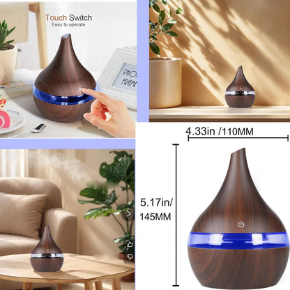 Portable Mini Cool Mist Humidifier, 400ml Ultrasonic Humidifier with 7 Color Night Lights, 2 Mist Modes, 10-20 Hours Runtime, Ultra-Quiet for Bedroom, Nursery, Office, Car, USB Powered (White)