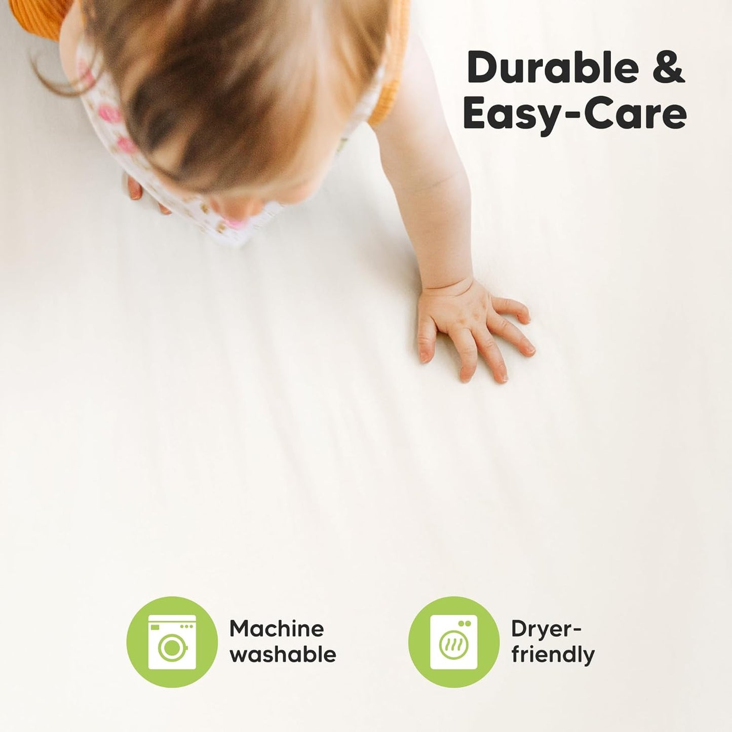 2-Pack Mini Crib Sheets Fitted - 38x26 Pack N Play Sheets for Pack and Play Mattress, Organic Cotton, Soft & Breathable Playard Bedding, Neutral Mini Toddler Bed Cover for Boys, Girls (Dragon Tale)