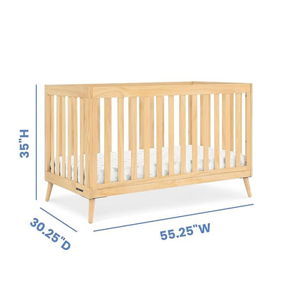 Delta Children Essex 4-in-1 Convertible Crib Greenguard Gold Certified, Natural