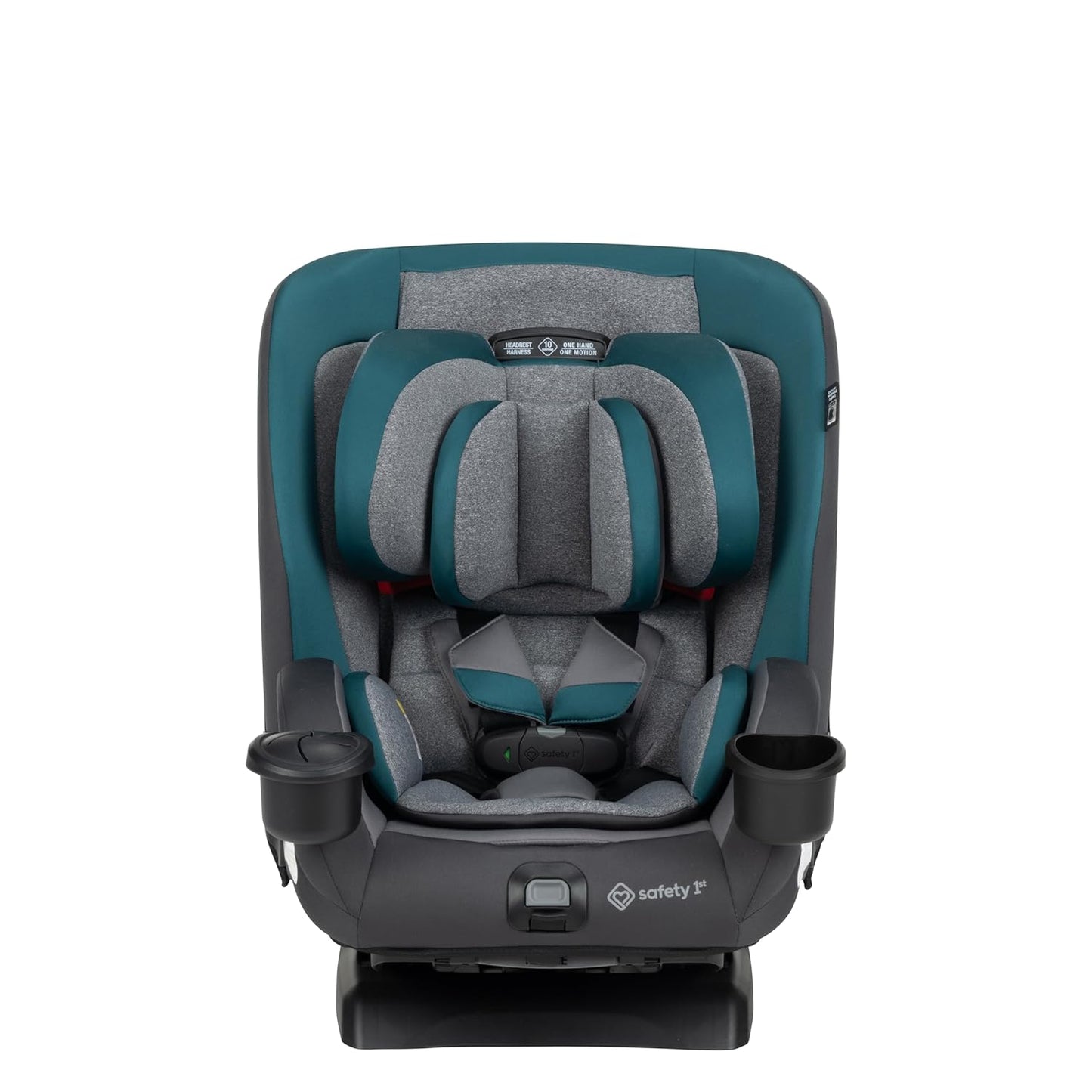 Safety 1st EverSlim 4-in-1 Convertible Car Seat, SecureTech Chest Clip, Ultra-Slim, 4-Mode Infant to Booster, Baby Car Seat, 5-100 lbs, Memory Foam, Office Space