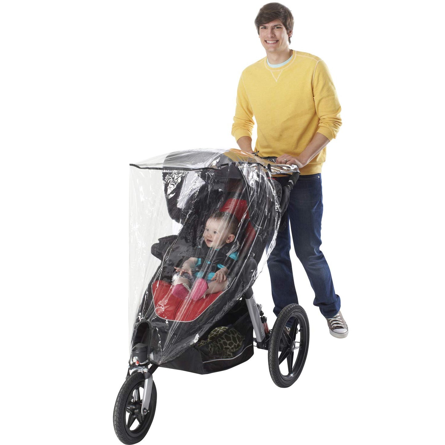 Nuby Eco Baby Stroller Weather Shield and Bug Netting Set - Stroller Rain Cover and Mosquito Net for Babies and Toddlers - Fits Most Strollers and Carriers