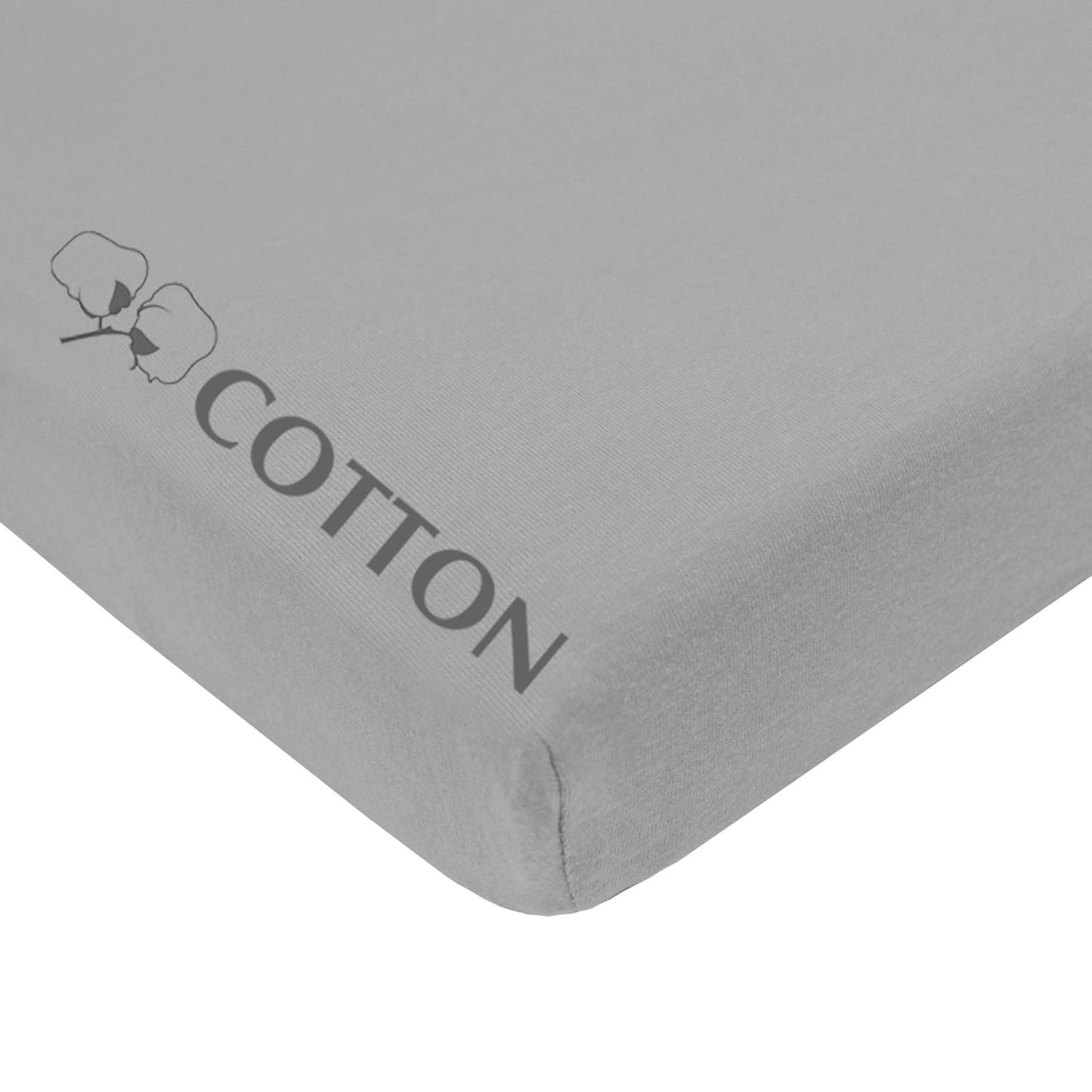 American Baby Company 100% Natural Cotton Fitted Pack and Play Sheet 39" x 27" - Soft & Breathable Pack N Play Sheet for Playpen, Playard & Mini Crib Mattress, Navy Whale, for Boys & Girls