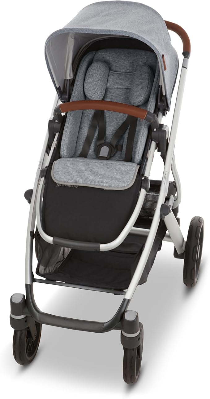 UNIQUIFY Insert Liner Seat Compatible with Uppababy Vista, Vista V2, Cruz, Cruz V2, RUMBLESEAT V2 and RUMBLESEAT V2+ (Grey)
