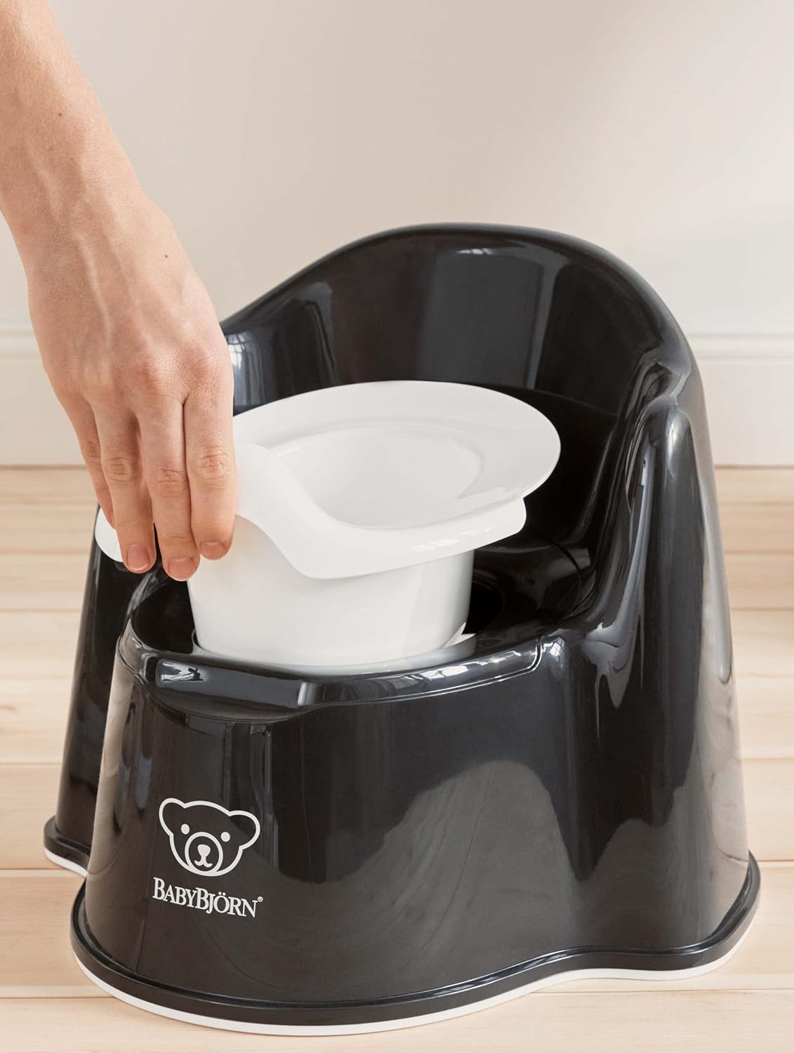 BabyBjörn Potty Chair, Deep green/White