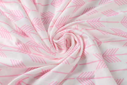Onacosht Stretchy Bassinet Sheets 33" x 19" Compatible with Mika Micky, KoolaBaby (3 in 1), BabyBond, HARPPA and RICUTON Bedside Bassinet, 3 Pack for Baby Boy and Girl, Pink Floral