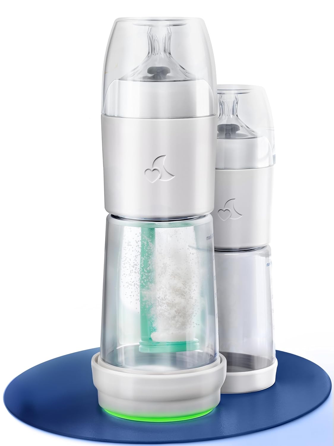 SNOOZI Set of 1 – Baby Night Bottle with Bottle Warmer – Baby Bottle with Integrated Formula Dispenser for Stress-Free Night Feedings (1 Bottle per Night)